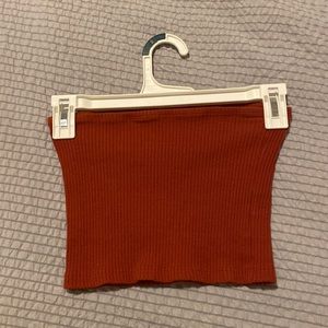 Autumn colored tube top